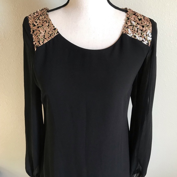 Black Sheer Midi Dress - Picture 2 of 4